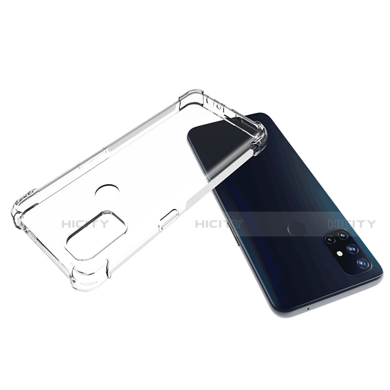 Cover Silicone Trasparente Ultra Sottile Morbida T02 per OnePlus Nord N10 5G Chiaro