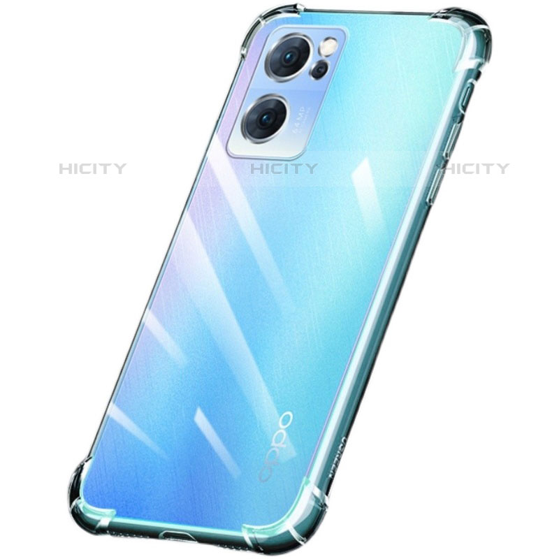 Cover Silicone Trasparente Ultra Sottile Morbida T02 per Oppo Reno7 SE 5G Chiaro