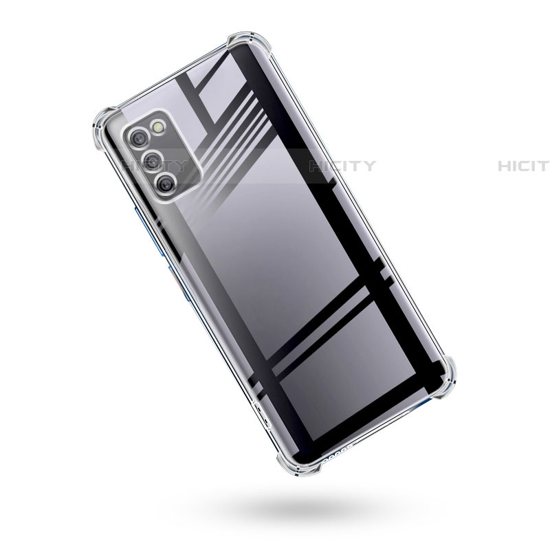 Cover Silicone Trasparente Ultra Sottile Morbida T02 per Samsung Galaxy A03s Chiaro