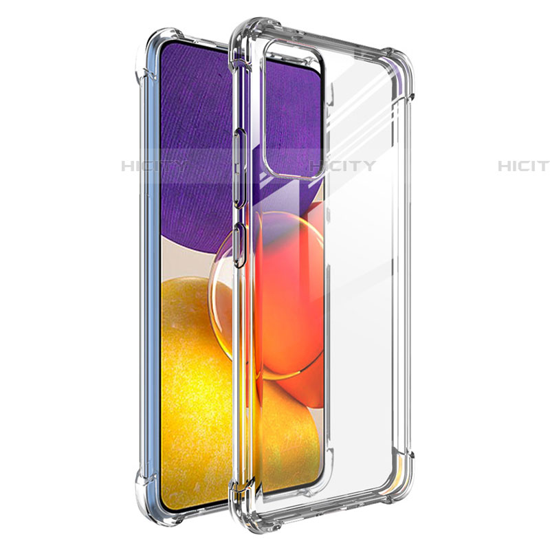 Cover Silicone Trasparente Ultra Sottile Morbida T02 per Samsung Galaxy A24 4G Chiaro