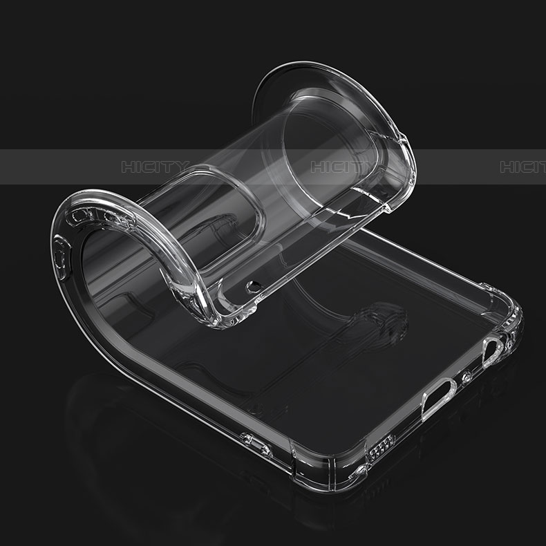 Cover Silicone Trasparente Ultra Sottile Morbida T02 per Samsung Galaxy A24 4G Chiaro