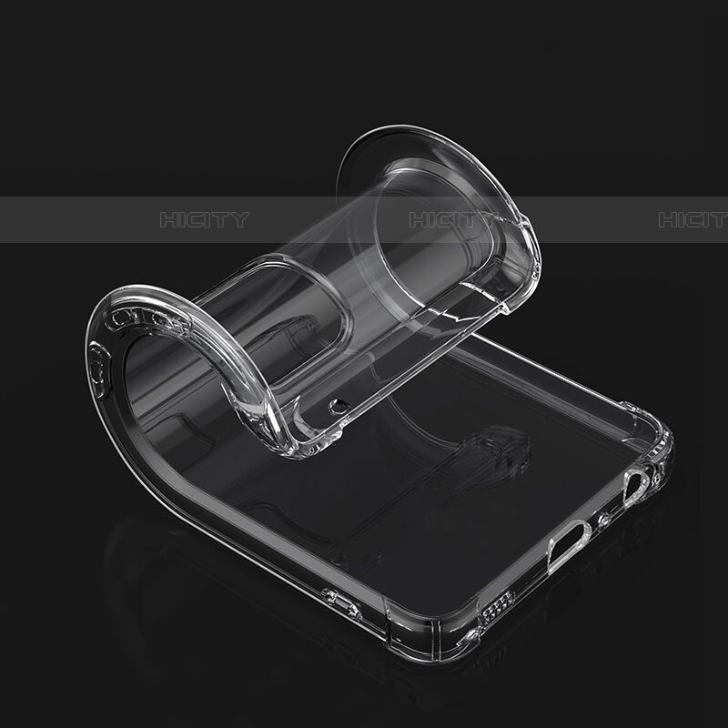 Cover Silicone Trasparente Ultra Sottile Morbida T02 per Samsung Galaxy A52 5G Chiaro