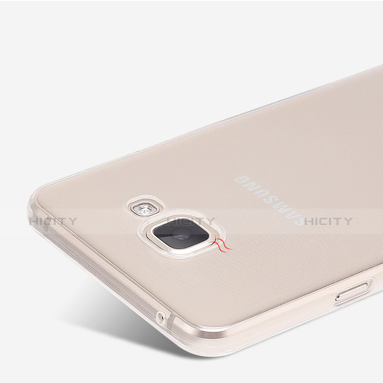 Cover Silicone Trasparente Ultra Sottile Morbida T02 per Samsung Galaxy A9 Pro (2016) SM-A9100 Chiaro