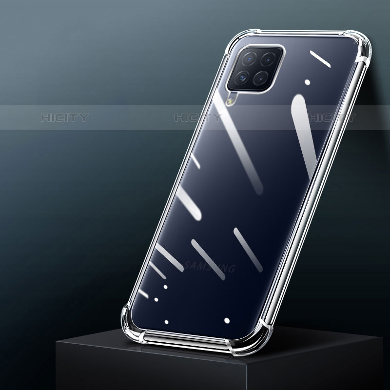 Cover Silicone Trasparente Ultra Sottile Morbida T02 per Samsung Galaxy M22 4G Chiaro