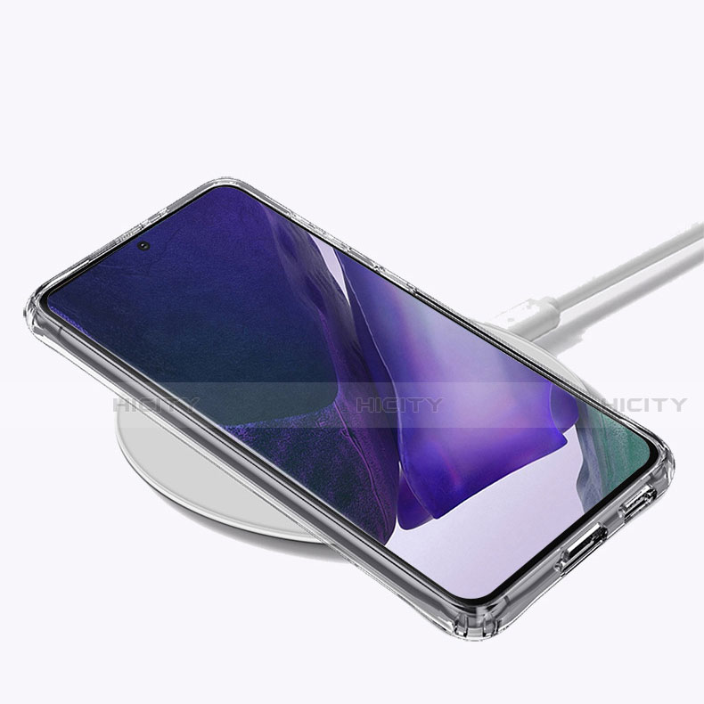 Cover Silicone Trasparente Ultra Sottile Morbida T02 per Samsung Galaxy S21 5G