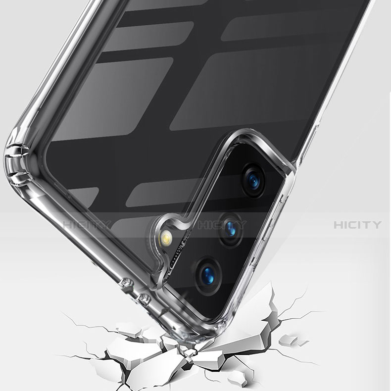 Cover Silicone Trasparente Ultra Sottile Morbida T02 per Samsung Galaxy S21 Plus 5G