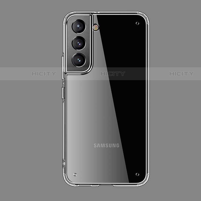 Cover Silicone Trasparente Ultra Sottile Morbida T02 per Samsung Galaxy S23 Plus 5G Chiaro