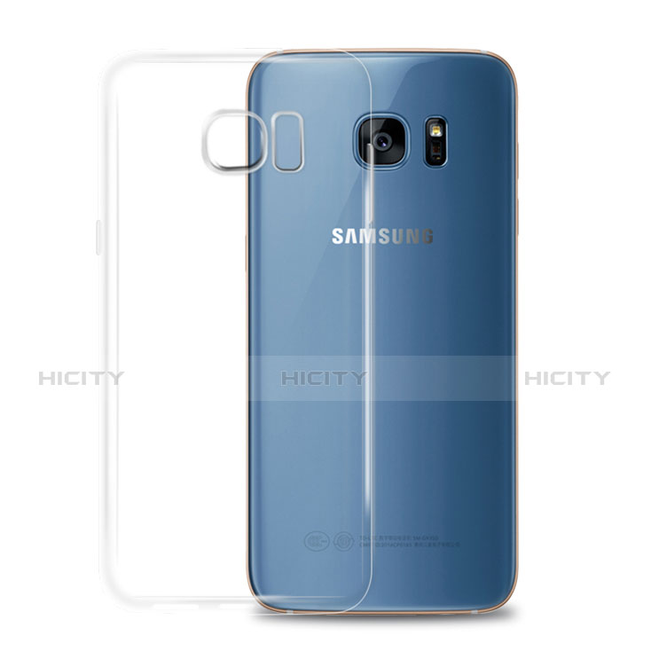 Cover Silicone Trasparente Ultra Sottile Morbida T02 per Samsung Galaxy S7 G930F G930FD Chiaro
