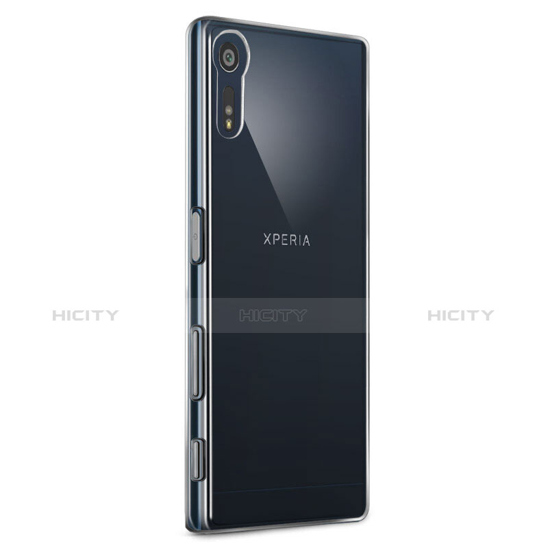 Cover Silicone Trasparente Ultra Sottile Morbida T02 per Sony Xperia XZ Chiaro