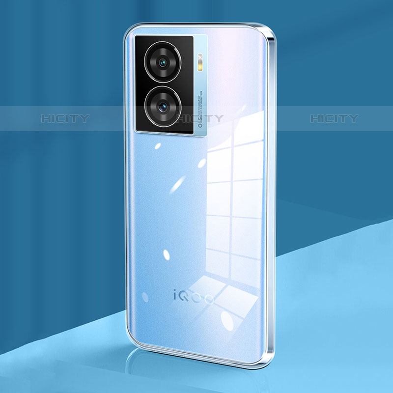 Cover Silicone Trasparente Ultra Sottile Morbida T02 per Vivo iQOO Z7 5G Chiaro