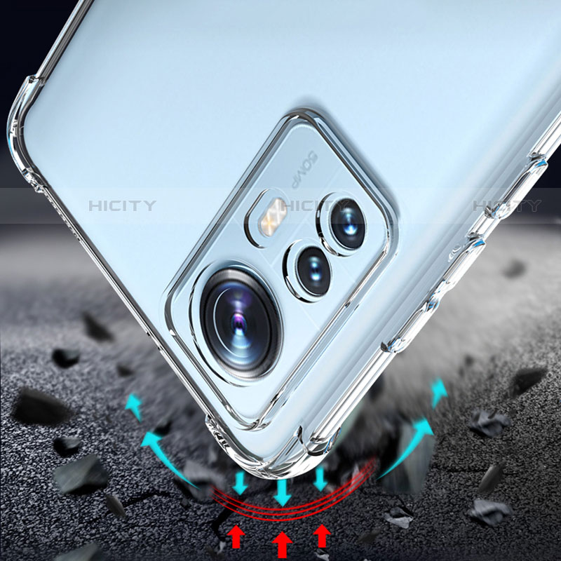 Cover Silicone Trasparente Ultra Sottile Morbida T02 per Xiaomi Mi 12S 5G Chiaro