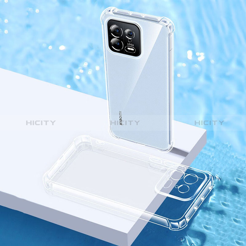 Cover Silicone Trasparente Ultra Sottile Morbida T02 per Xiaomi Mi 13 5G Chiaro