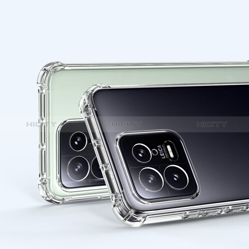 Cover Silicone Trasparente Ultra Sottile Morbida T02 per Xiaomi Mi 13 Pro 5G Chiaro