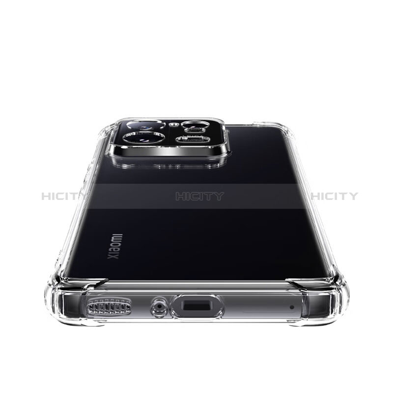 Cover Silicone Trasparente Ultra Sottile Morbida T02 per Xiaomi Mi 13 Pro 5G Chiaro