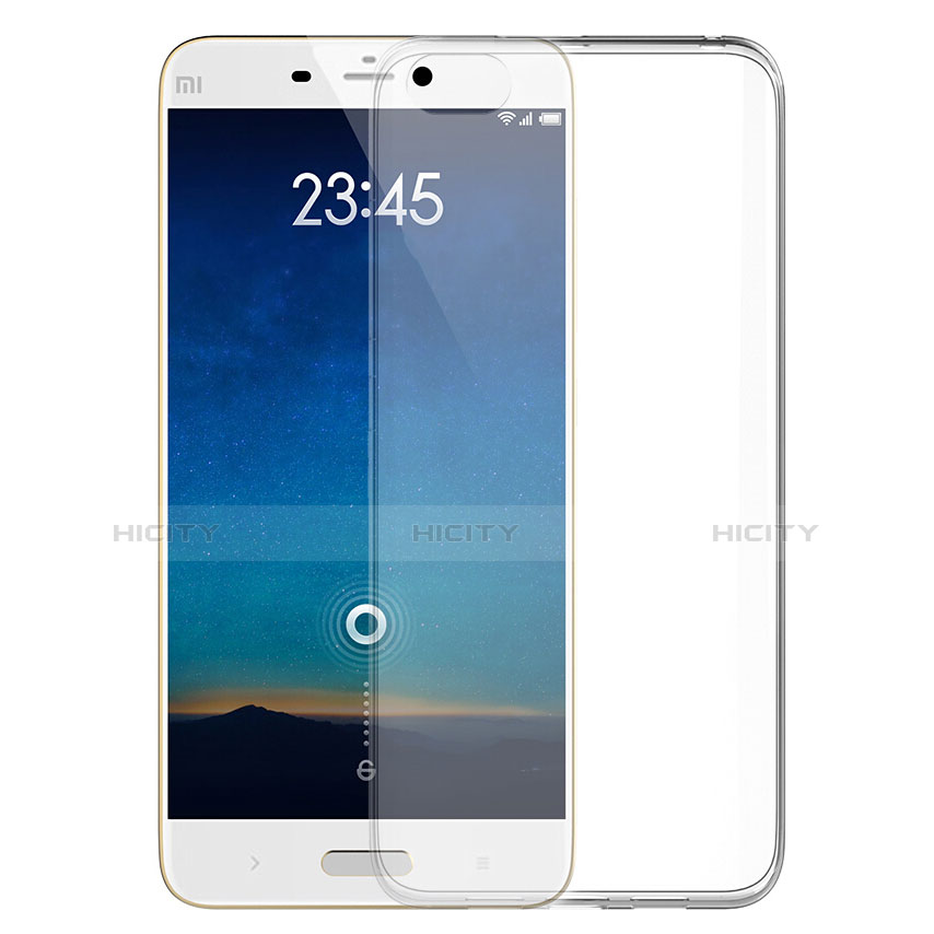 Cover Silicone Trasparente Ultra Sottile Morbida T02 per Xiaomi Mi 5 Chiaro