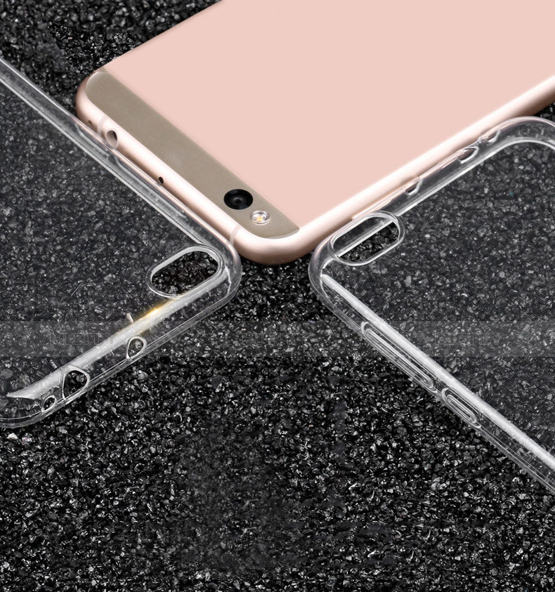 Cover Silicone Trasparente Ultra Sottile Morbida T02 per Xiaomi Mi 5C Chiaro