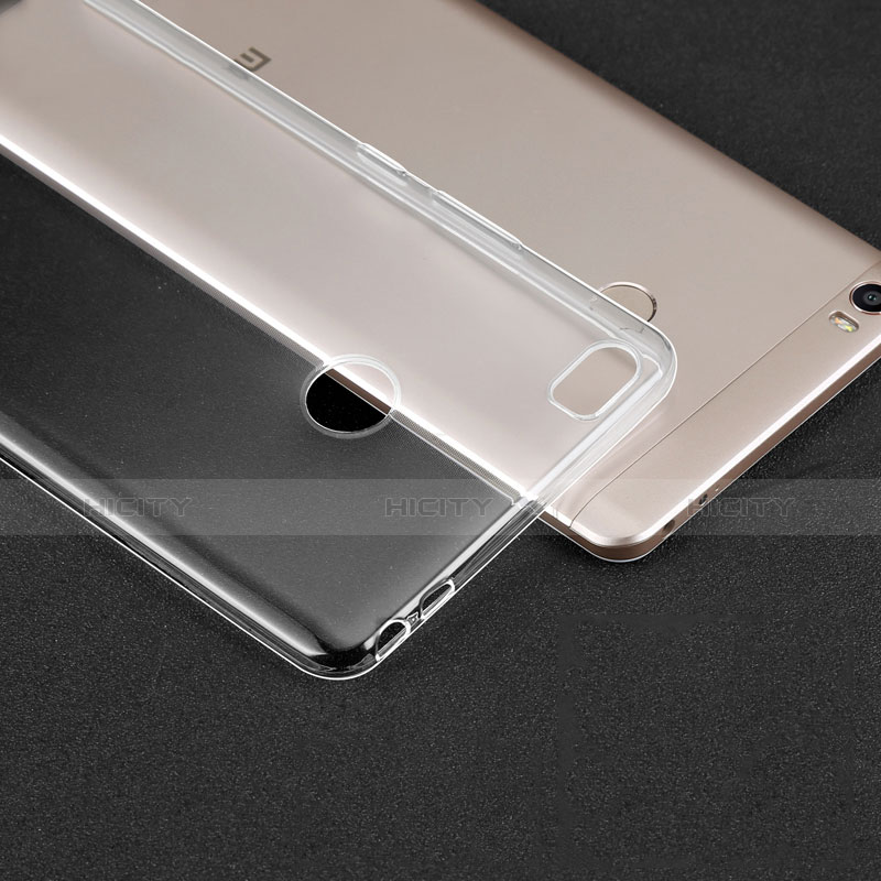 Cover Silicone Trasparente Ultra Sottile Morbida T02 per Xiaomi Mi Max Chiaro