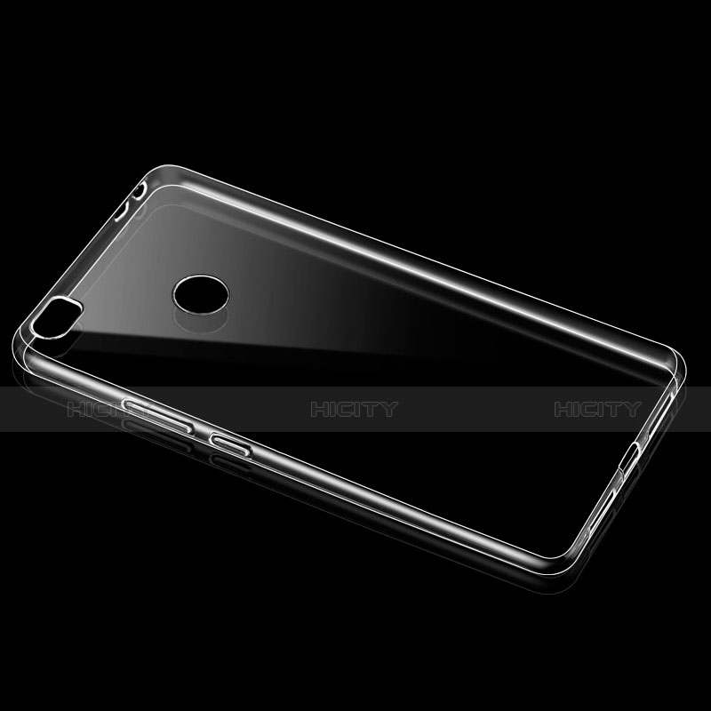 Cover Silicone Trasparente Ultra Sottile Morbida T02 per Xiaomi Mi Max Chiaro