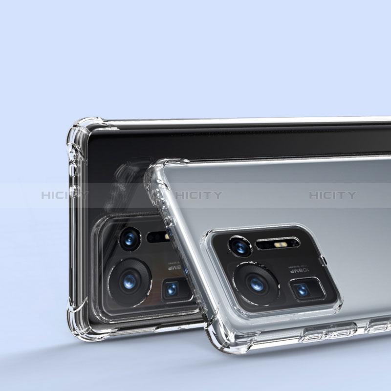 Cover Silicone Trasparente Ultra Sottile Morbida T02 per Xiaomi Mi Mix 4 5G Chiaro