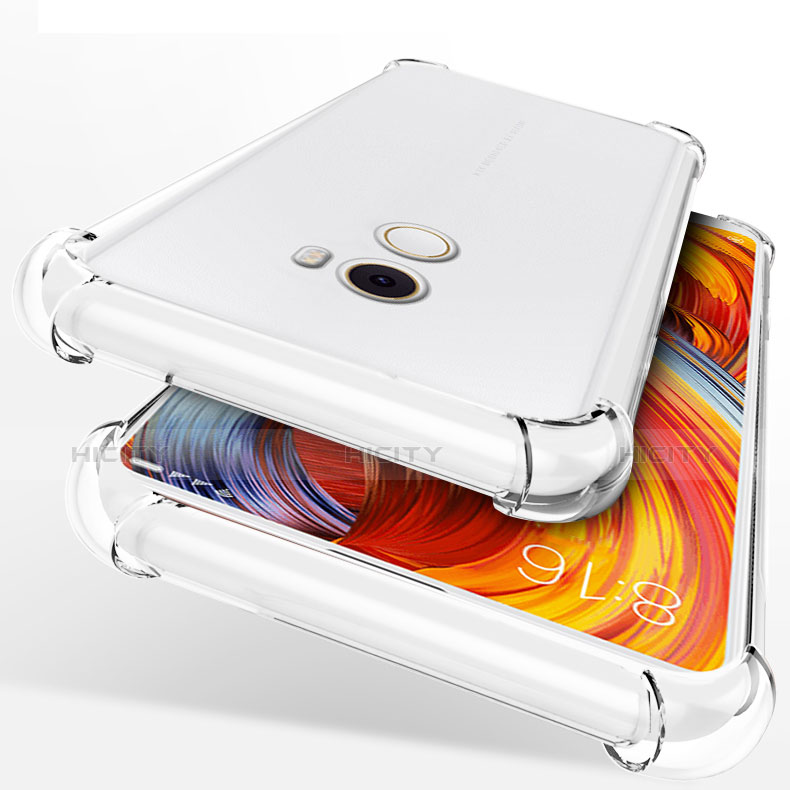 Cover Silicone Trasparente Ultra Sottile Morbida T02 per Xiaomi Mi Mix Evo Chiaro