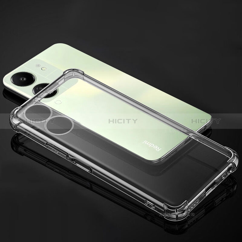 Cover Silicone Trasparente Ultra Sottile Morbida T02 per Xiaomi Poco C65 Chiaro