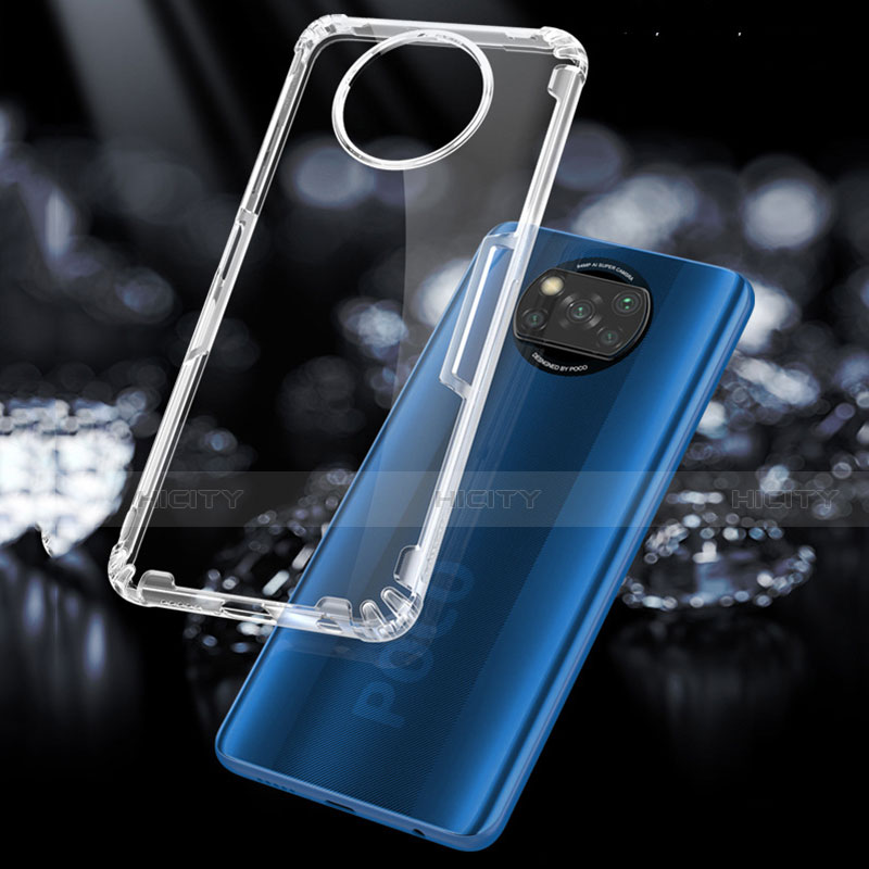 Cover Silicone Trasparente Ultra Sottile Morbida T02 per Xiaomi Poco X3 Pro Chiaro