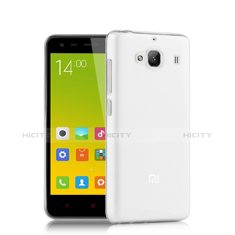 Cover Silicone Trasparente Ultra Sottile Morbida T02 per Xiaomi Redmi 2 Chiaro