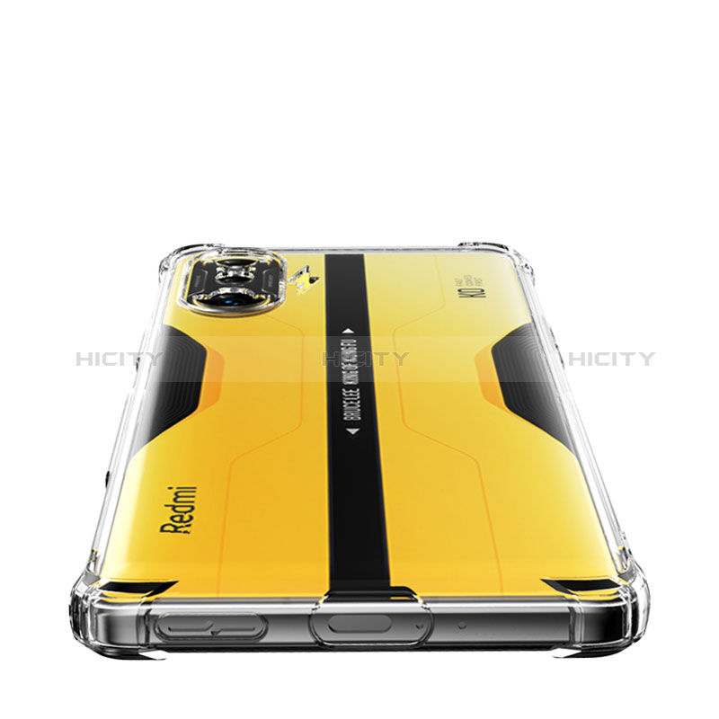 Cover Silicone Trasparente Ultra Sottile Morbida T02 per Xiaomi Redmi K40 Gaming 5G Chiaro