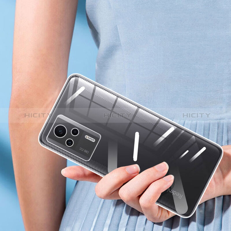Cover Silicone Trasparente Ultra Sottile Morbida T02 per Xiaomi Redmi K60E 5G Chiaro