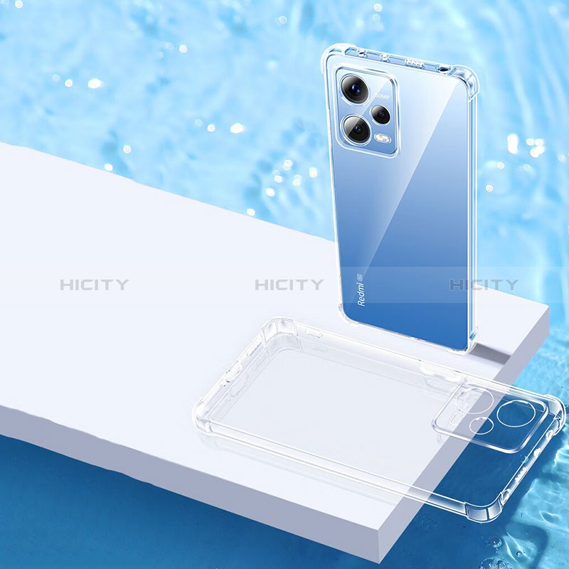 Cover Silicone Trasparente Ultra Sottile Morbida T02 per Xiaomi Redmi Note 12 5G Chiaro