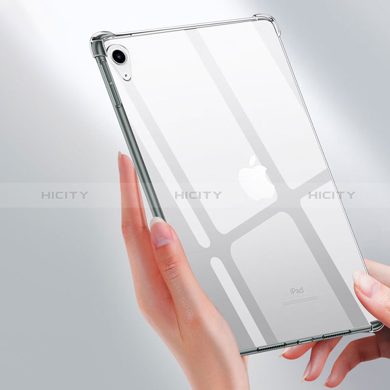 Cover Silicone Trasparente Ultra Sottile Morbida T03 per Apple iPad 10.9 (2022) Chiaro