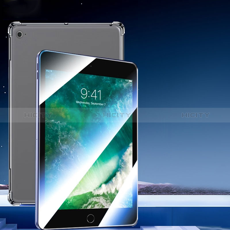 Cover Silicone Trasparente Ultra Sottile Morbida T03 per Apple iPad Mini 4 Chiaro