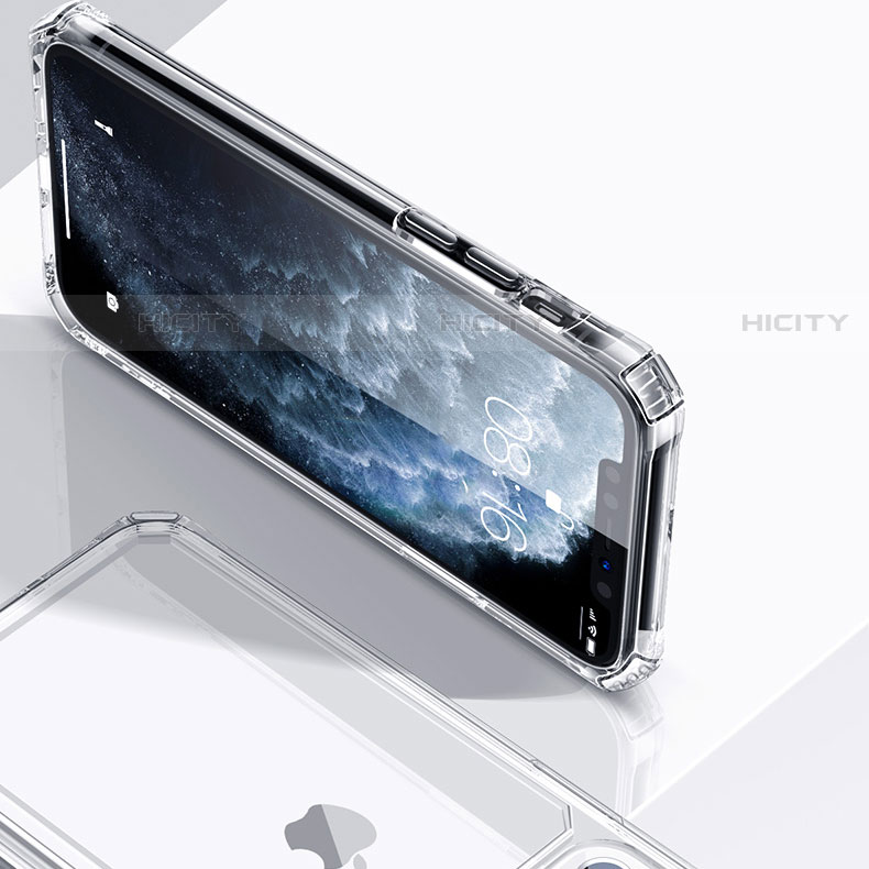 Cover Silicone Trasparente Ultra Sottile Morbida T03 per Apple iPhone 11 Pro Max Chiaro