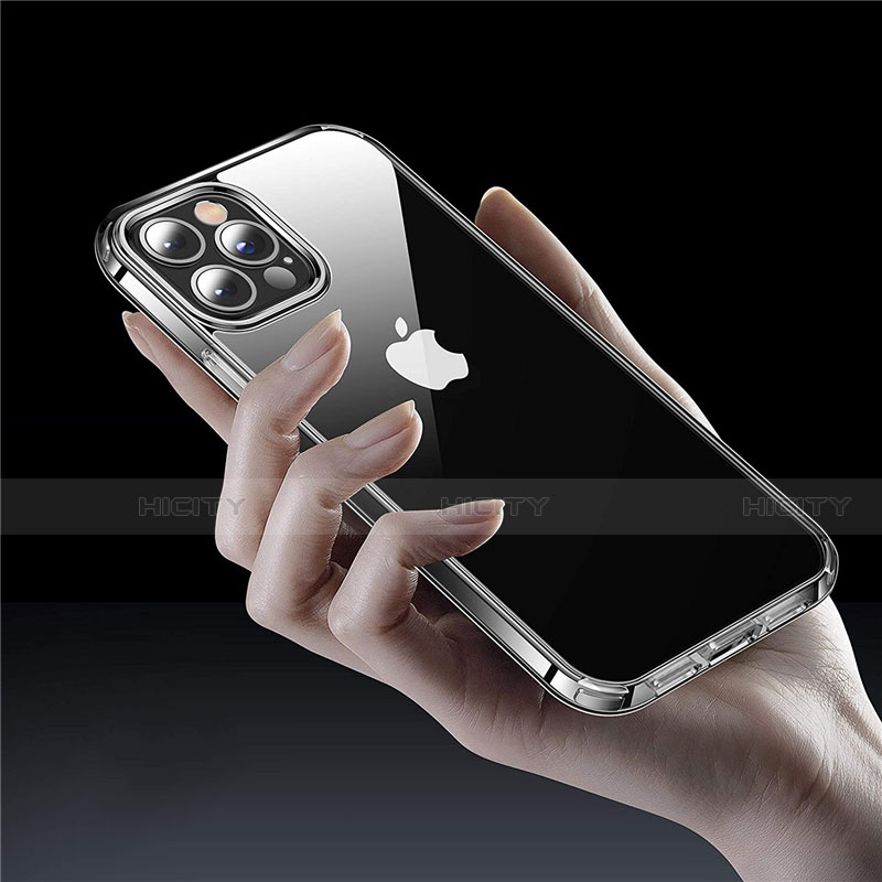 Cover Silicone Trasparente Ultra Sottile Morbida T03 per Apple iPhone 12 Pro Chiaro