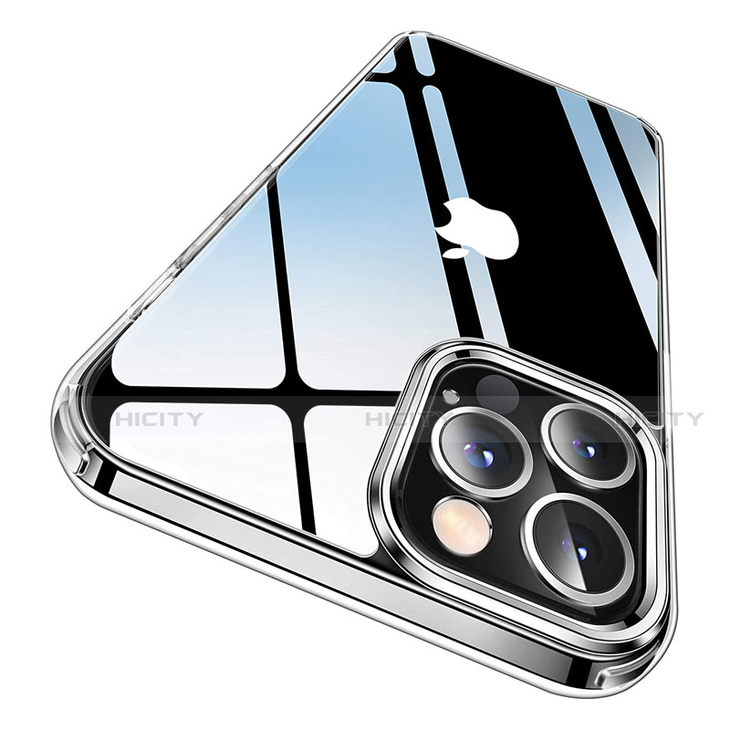 Cover Silicone Trasparente Ultra Sottile Morbida T03 per Apple iPhone 12 Pro Max Chiaro