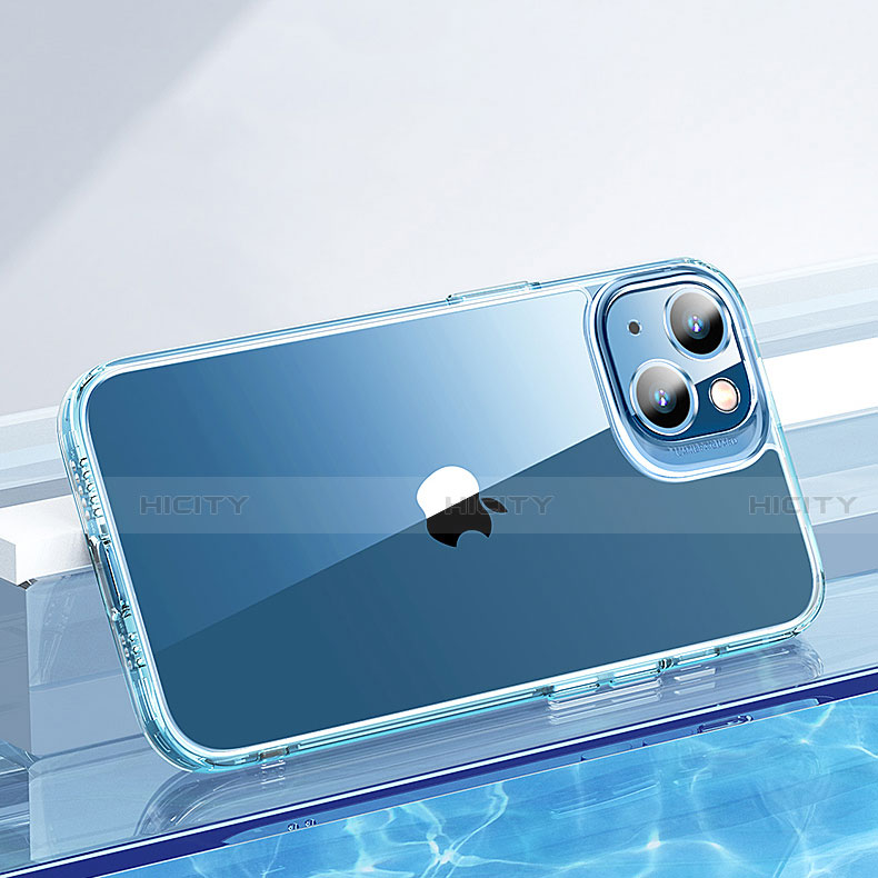 Cover Silicone Trasparente Ultra Sottile Morbida T03 per Apple iPhone 14 Chiaro