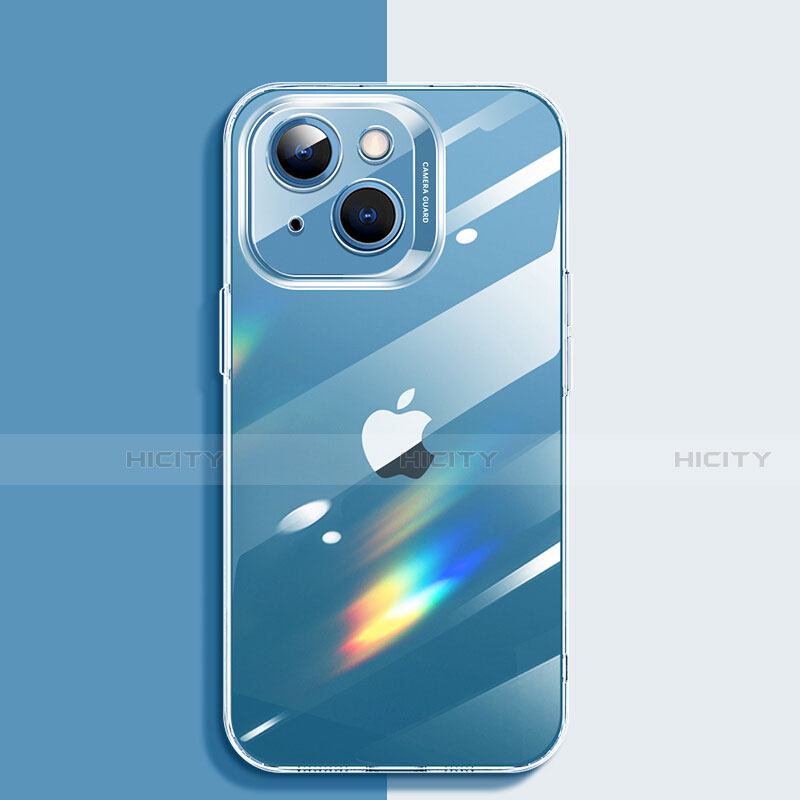 Cover Silicone Trasparente Ultra Sottile Morbida T03 per Apple iPhone 14 Chiaro