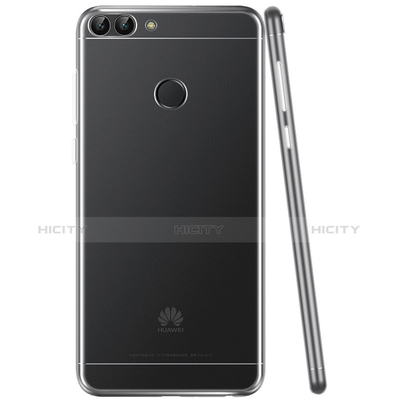 Cover Silicone Trasparente Ultra Sottile Morbida T03 per Huawei Enjoy 7S Chiaro