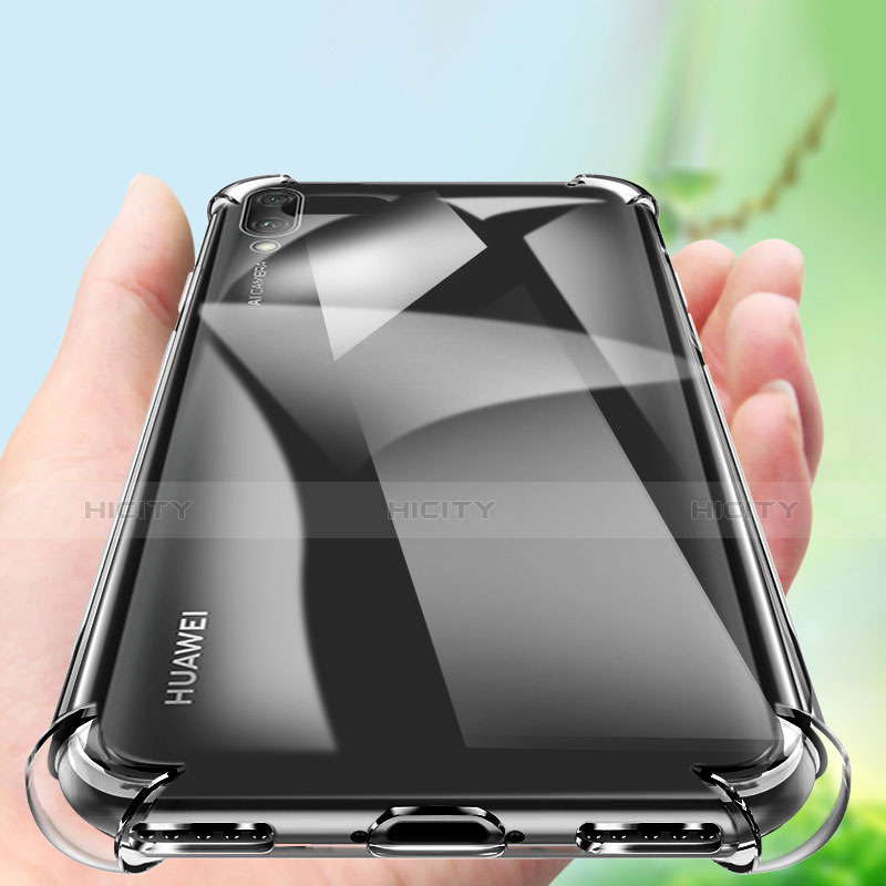 Cover Silicone Trasparente Ultra Sottile Morbida T03 per Huawei Enjoy 9 Chiaro