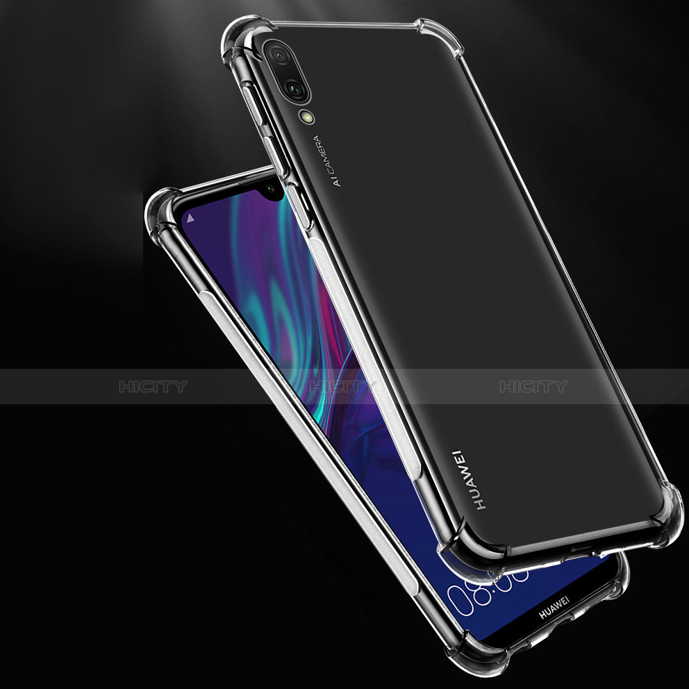 Cover Silicone Trasparente Ultra Sottile Morbida T03 per Huawei Enjoy 9 Chiaro