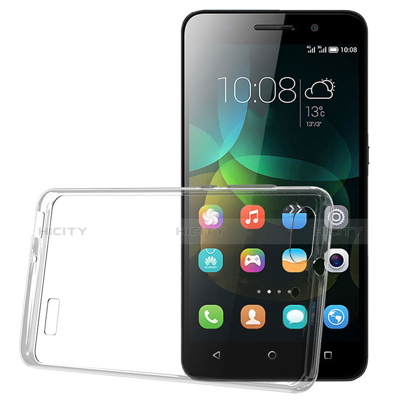 Cover Silicone Trasparente Ultra Sottile Morbida T03 per Huawei G Play Mini Chiaro