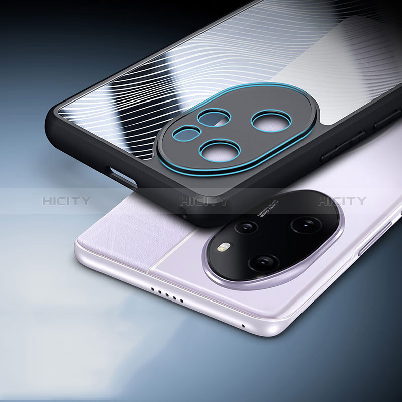 Cover Silicone Trasparente Ultra Sottile Morbida T03 per Huawei Honor 100 Pro 5G Nero