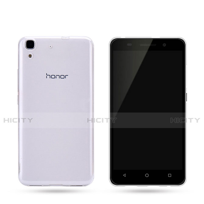 Cover Silicone Trasparente Ultra Sottile Morbida T03 per Huawei Honor 4A Chiaro