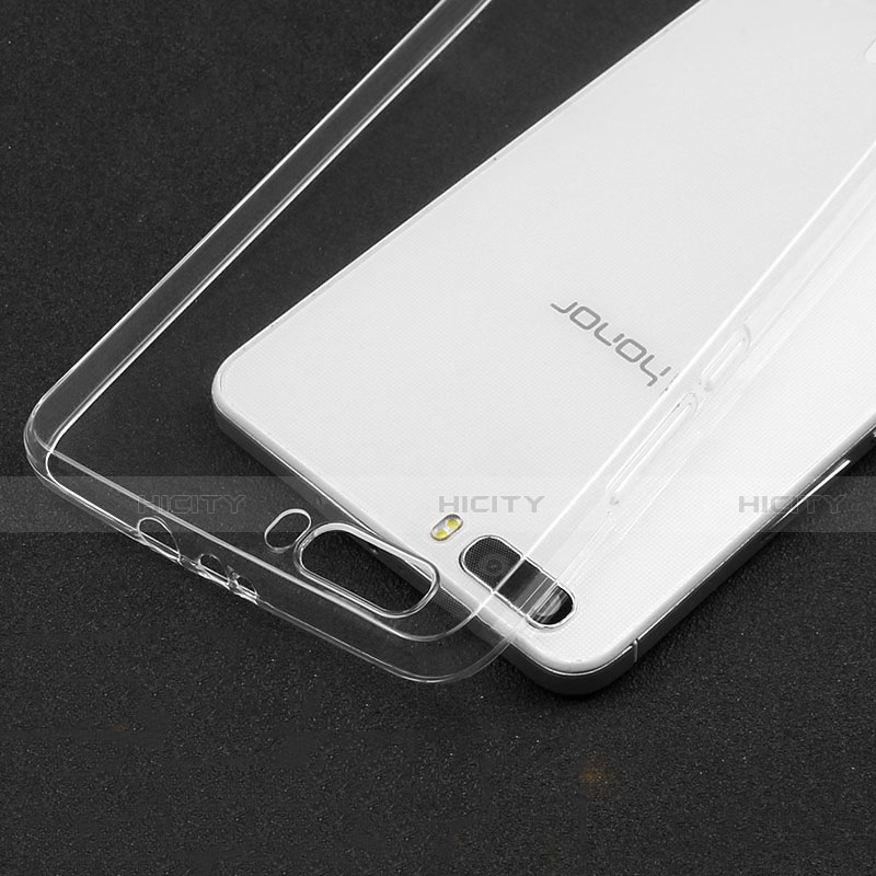Cover Silicone Trasparente Ultra Sottile Morbida T03 per Huawei Honor 6 Plus Chiaro