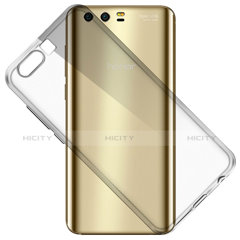 Cover Silicone Trasparente Ultra Sottile Morbida T03 per Huawei Honor 9 Grigio