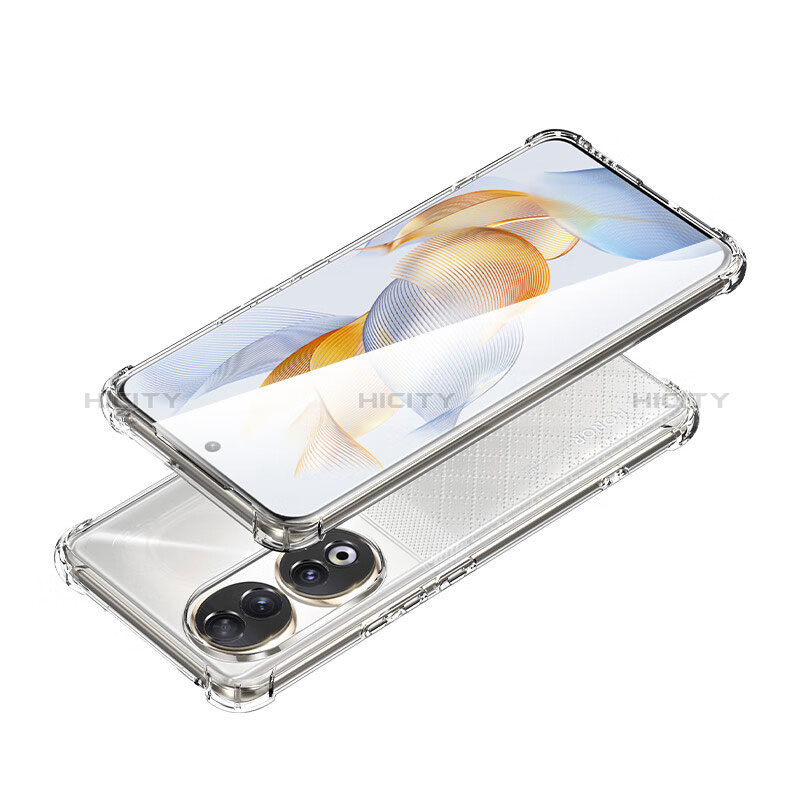 Cover Silicone Trasparente Ultra Sottile Morbida T03 per Huawei Honor 90 5G Chiaro