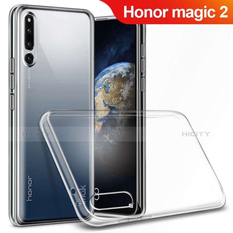 Cover Silicone Trasparente Ultra Sottile Morbida T03 per Huawei Honor Magic 2 Chiaro