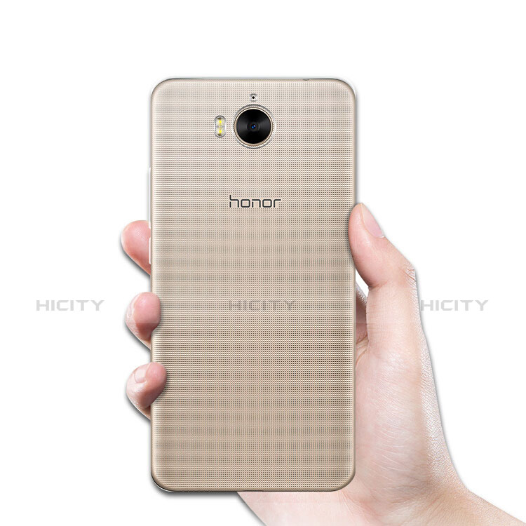 Cover Silicone Trasparente Ultra Sottile Morbida T03 per Huawei Honor Play 6 Chiaro
