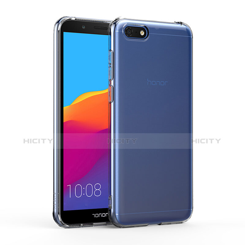 Cover Silicone Trasparente Ultra Sottile Morbida T03 per Huawei Honor Play 7 Chiaro