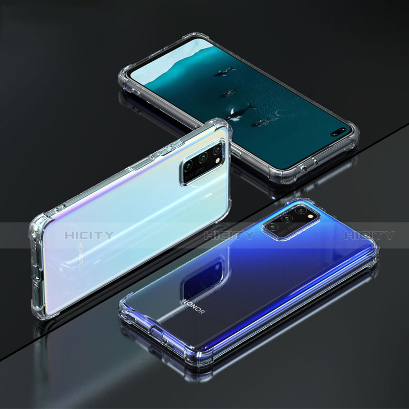 Cover Silicone Trasparente Ultra Sottile Morbida T03 per Huawei Honor V30 Pro 5G Chiaro